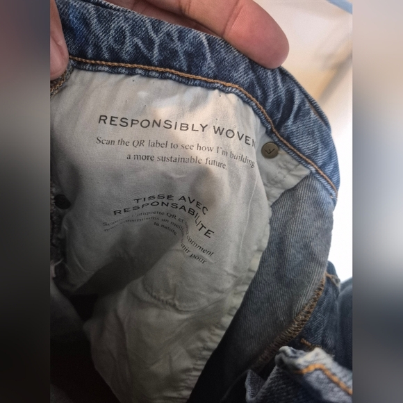 Frame Denim Blue Straight Leg Jeans - Picture 6 of 6